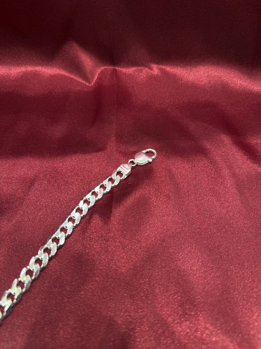 Men’s Cuban link 925 silver bracelet (9mm)