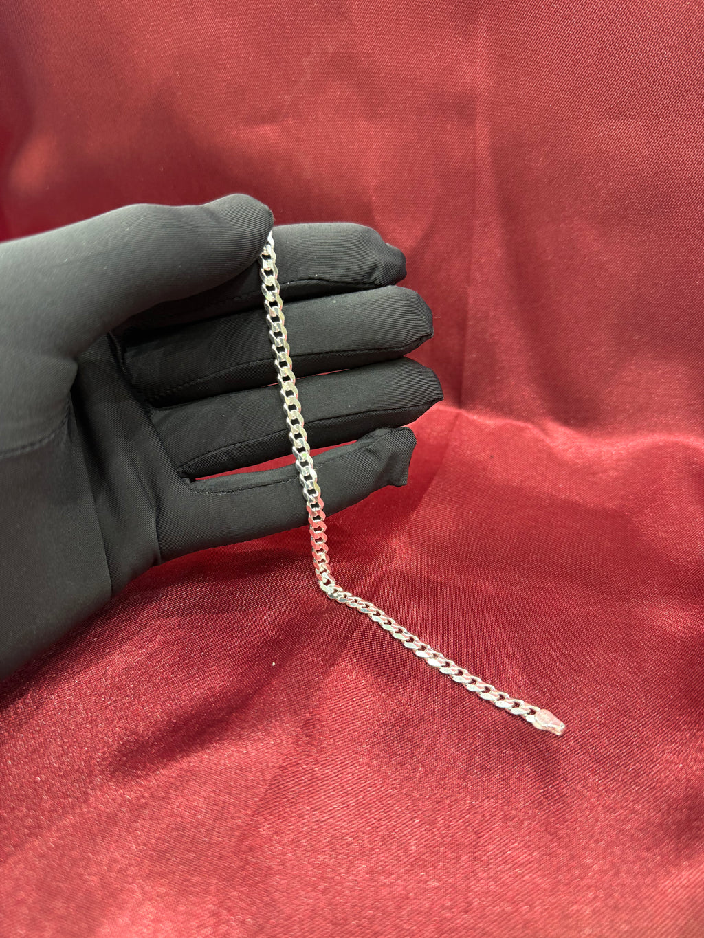 Men’s Cuban link 925 silver bracelet (5mm)
