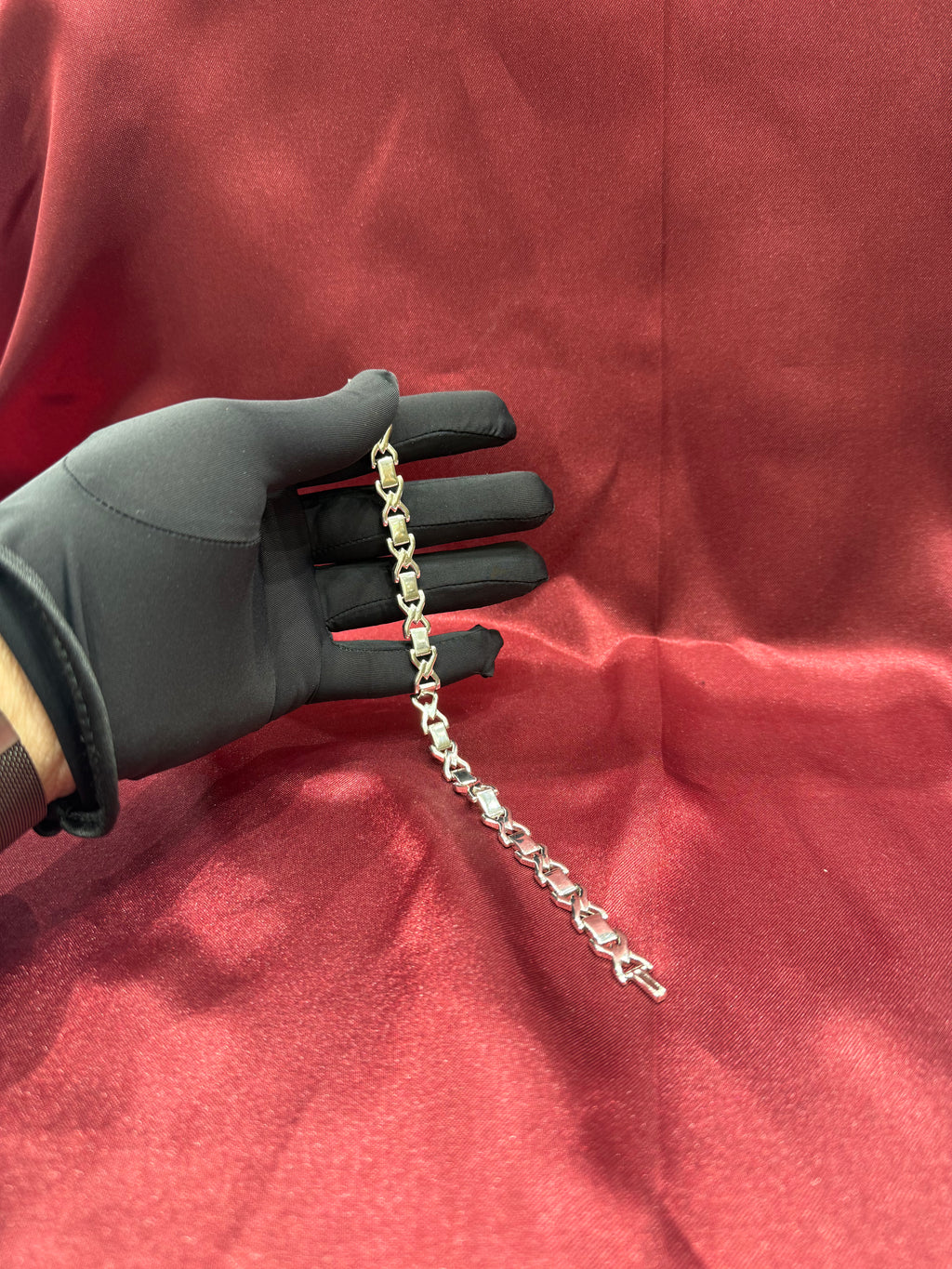 Men’s silver designer bracelet (8mm)