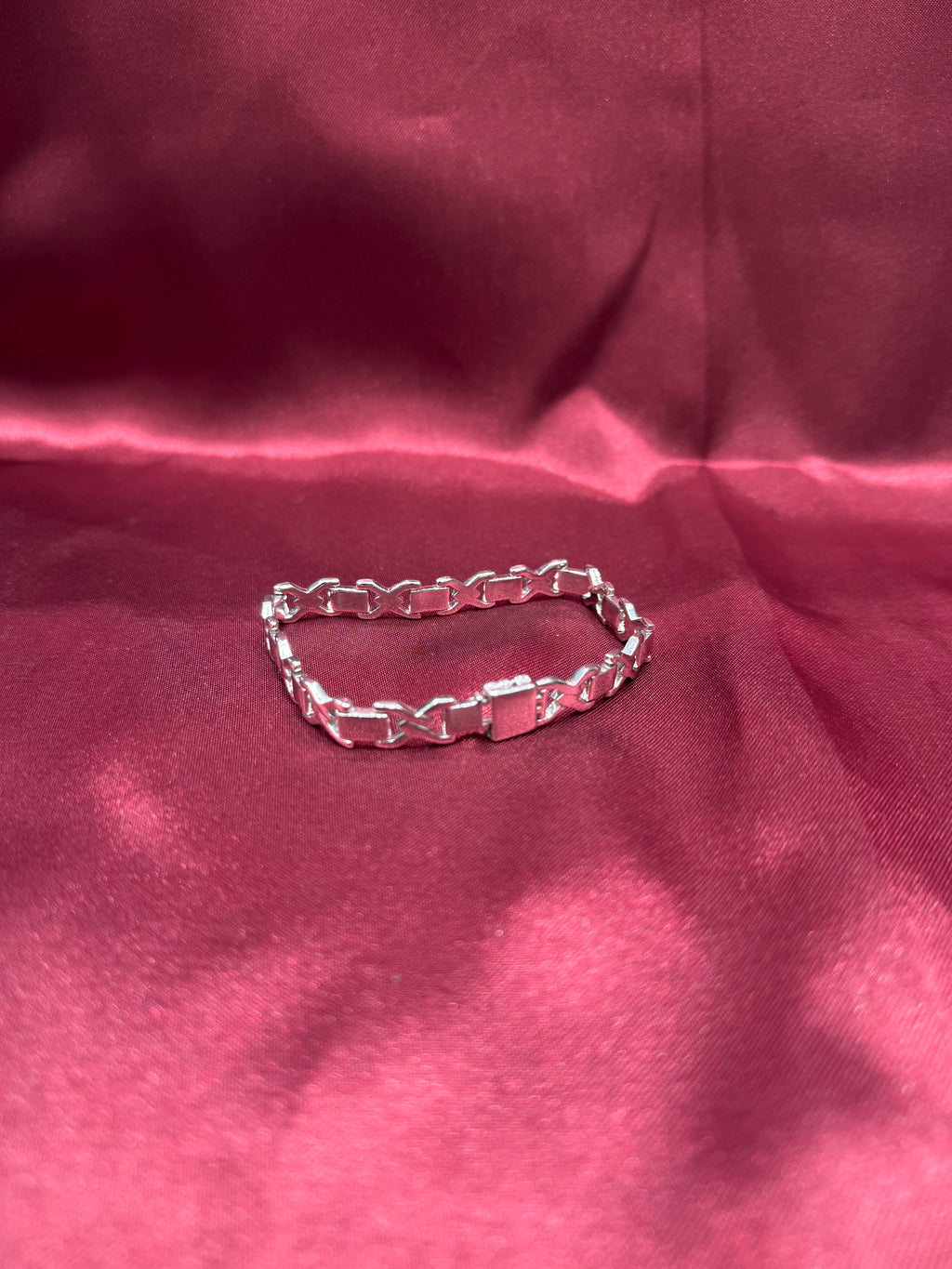 Men’s silver designer bracelet (8mm)