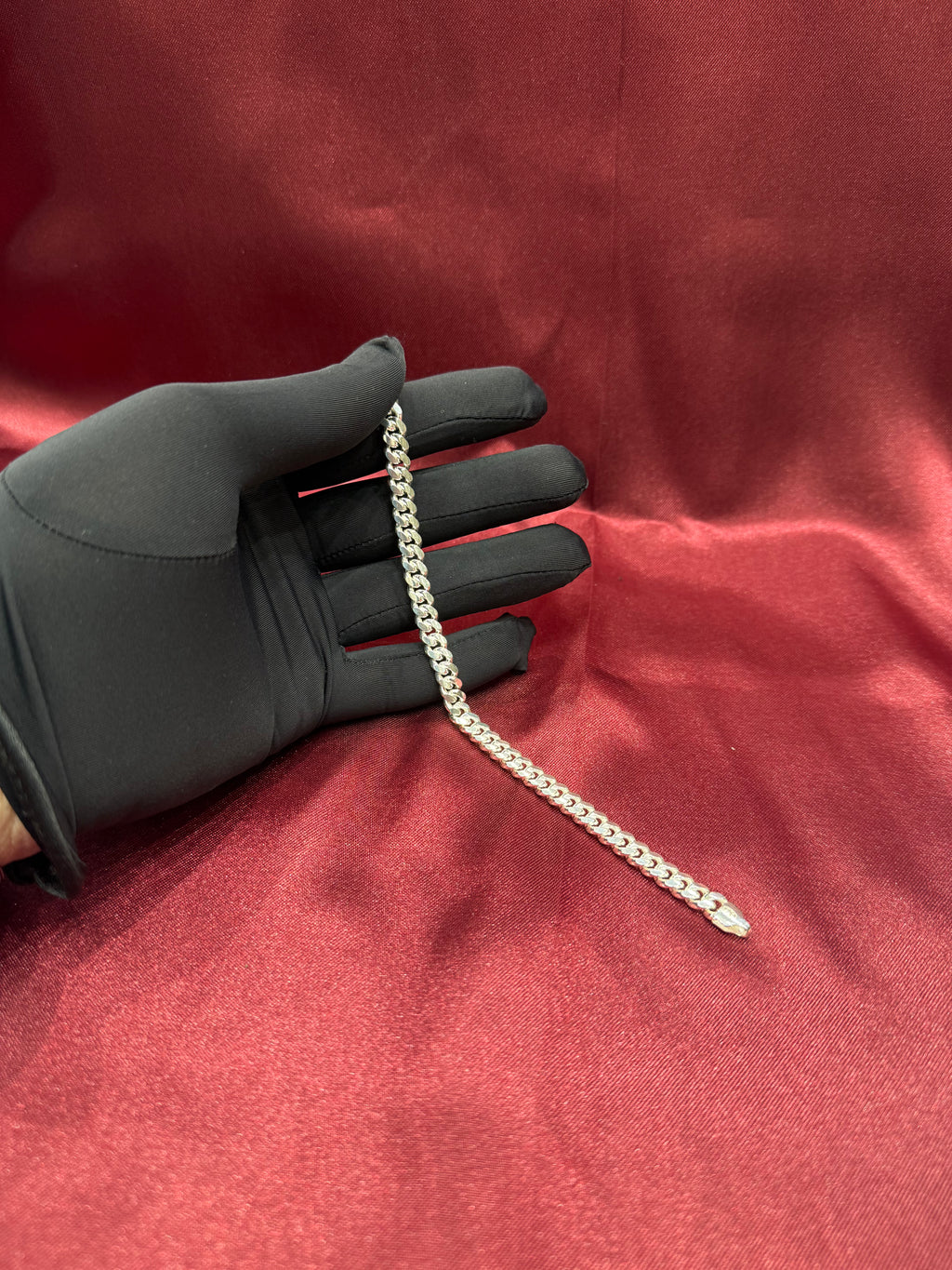 Men’s Miami link 925 silver bracelet (6mm)