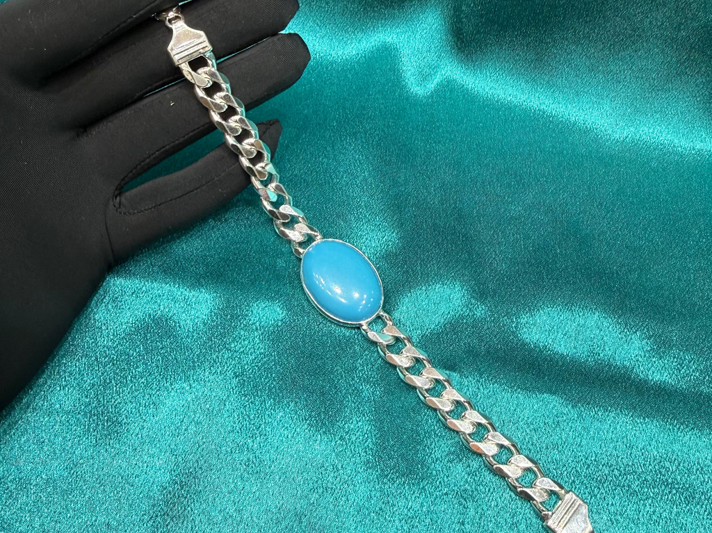 Men’s Feroza Sikver 925 Bracelet (10mm)