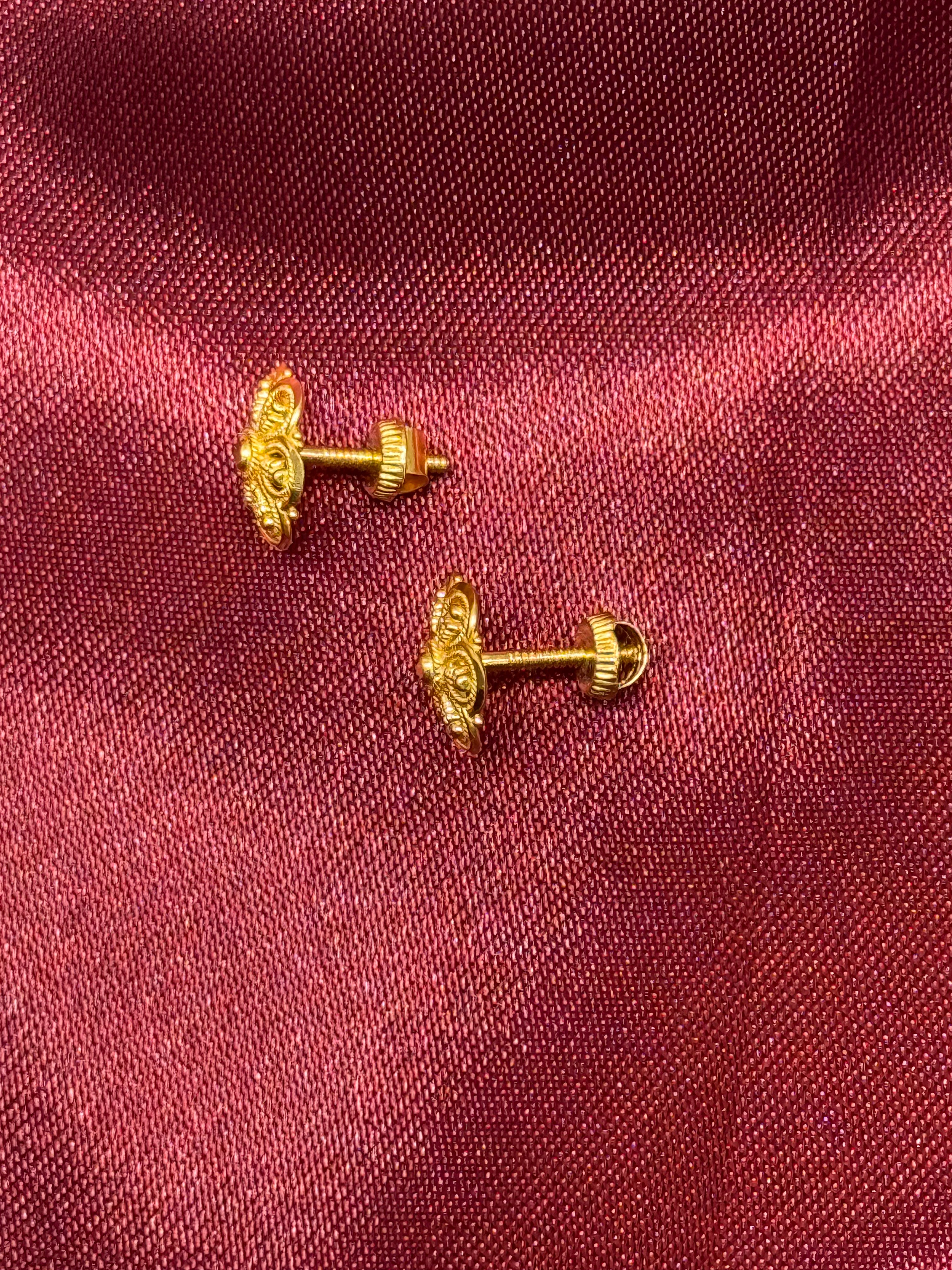 22k Gold Earrings