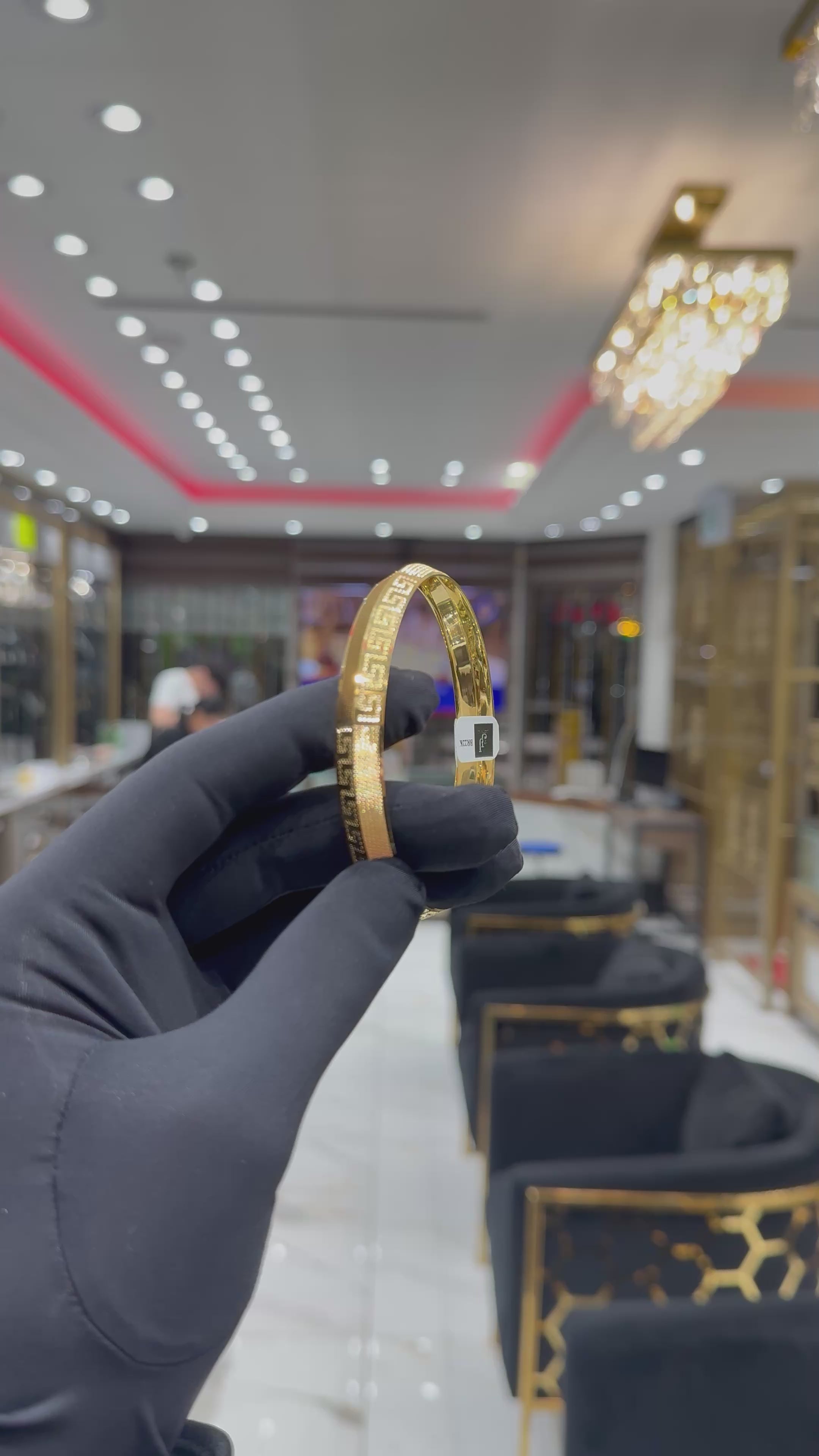 22K Men’s Gold CNC Kara