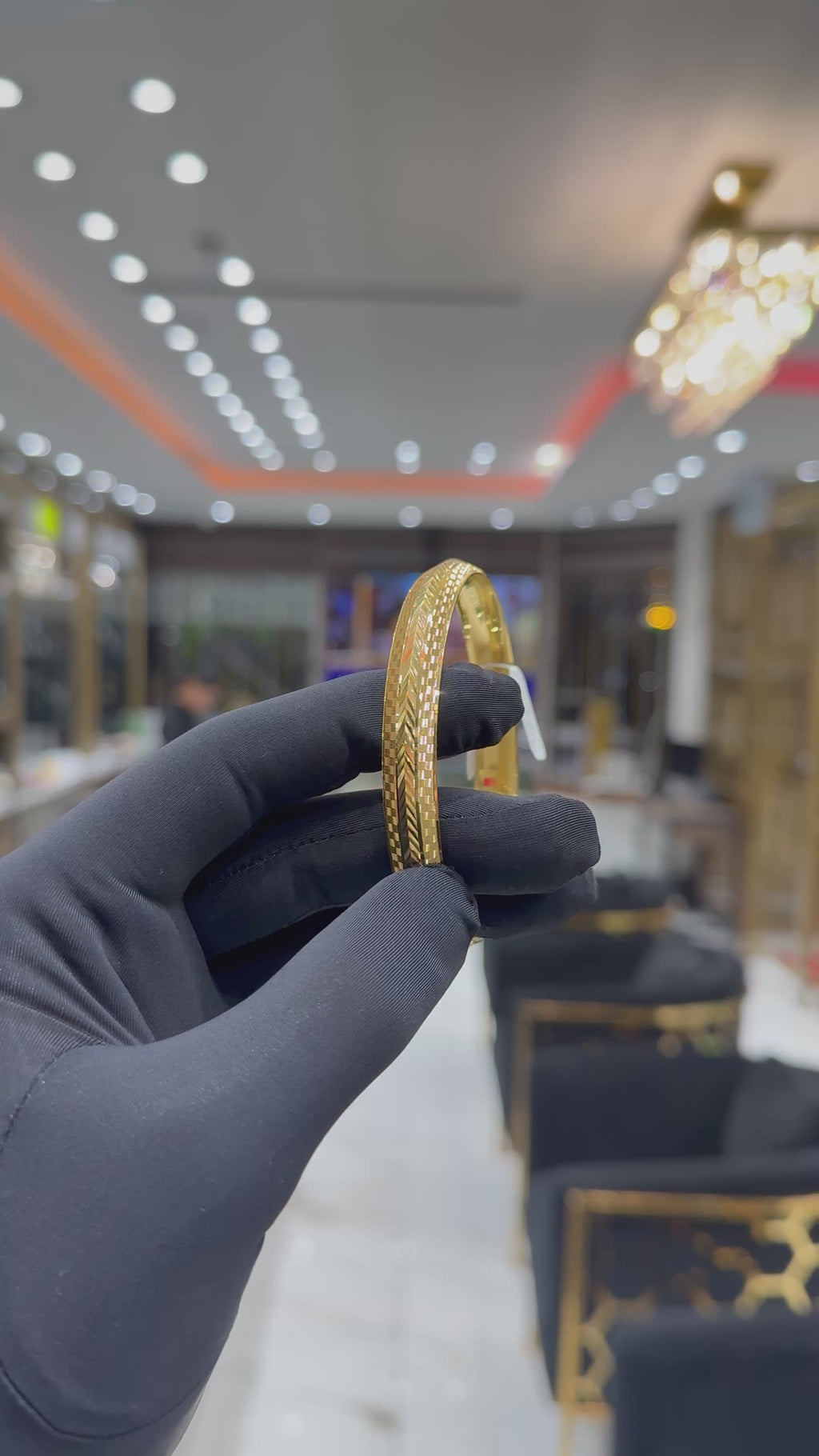 22K Gold Men’s CNC Kara