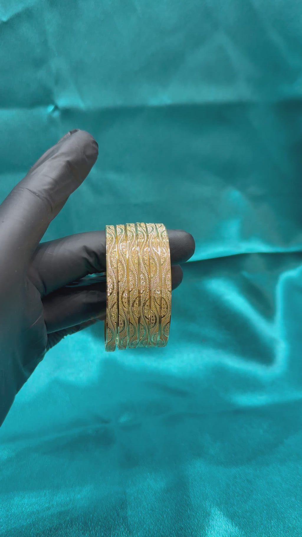 Women’s 22k Gold CNC Bangles