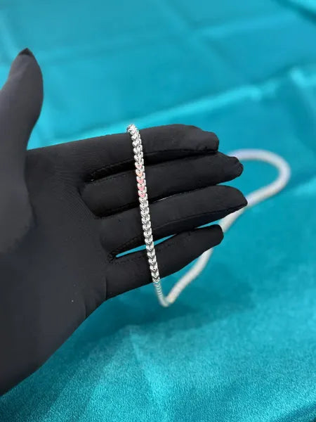 Silver Foxtail Chain (4mm)