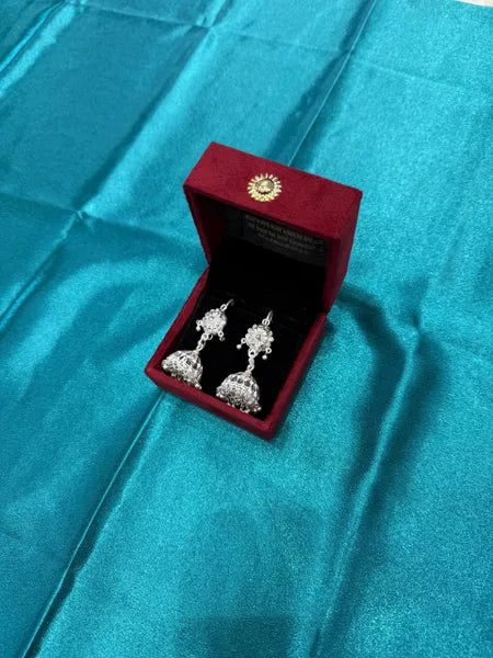 Silver Jhumki